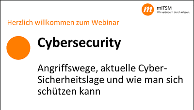 Cybersecurity-Webinar mit Uros Dobricic