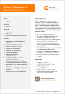 Download Flyer Change-Management-Schulung