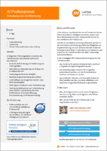 AI-Schulung und Zertifizierung für KI-Profis