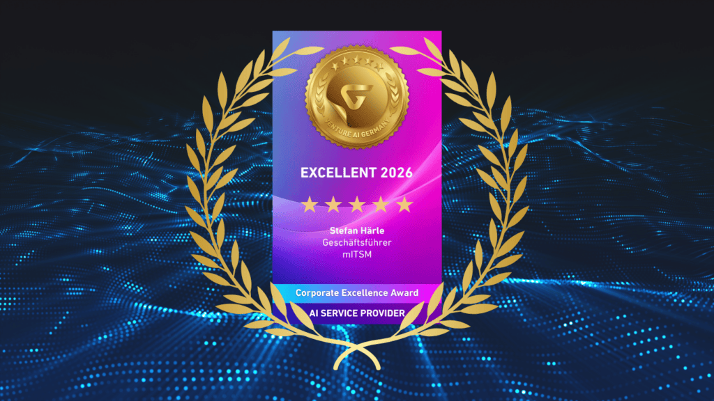 MITSM erhält den Venture AI Excellence Award 2026, Auszeichnung für innovative KI-Lösungen.