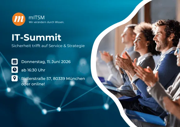mITSM IT-Summit am 11. Juni 2026!
