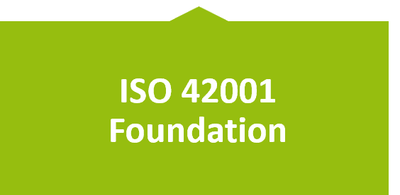 ISO 42001 Schulungssymbol mit Fokus auf nachhaltiges Management.