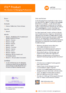 Download Flyer ITIL Product