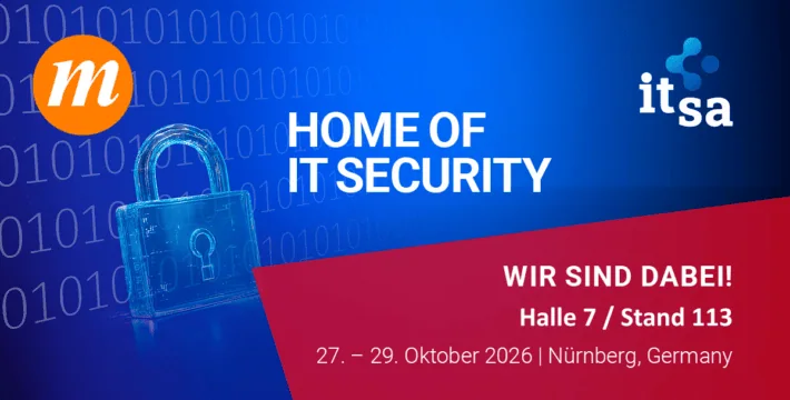 mITSM auf der it-sa 2026: Wir sind wieder dabei!